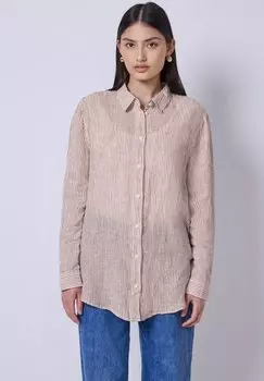 Блузка на пуговицах GESTREIFTE Street One Studio, коричневый