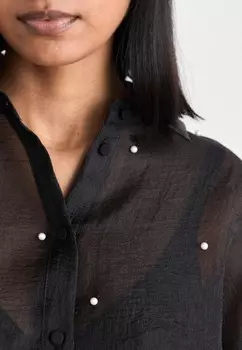 Блузка на пуговицах GINA Cras, черный