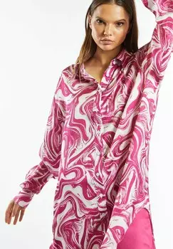 Блузка на пуговицах Glamorous, розовый