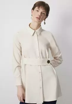 Блузка на пуговицах GOLD BUTTON DETAILED Touch Priv, серый