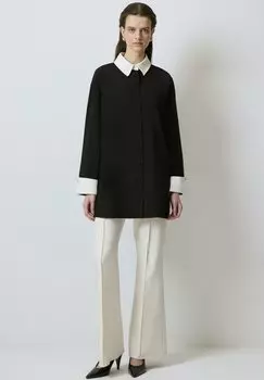 Блузка на пуговицах GOLD BUTTONED DETAILED CONTRAST Touch Priv, черный