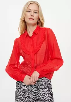 Блузка на пуговицах Greenpoint, красный