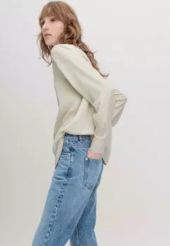 Блузка на пуговицах hessnatur, бежевый