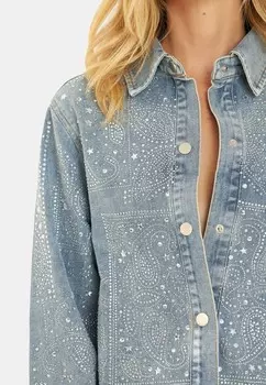 Блузка на пуговицах I24CL911 Alma en Pena, синий