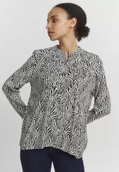 Блузка на пуговицах Ihmarrakech Aop ICHI, берёза