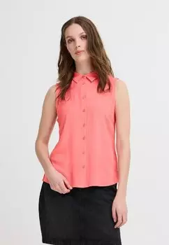 Блузка на пуговицах IHVERA - Top ICHI, оранжевый