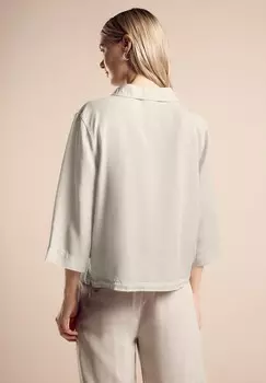 Блузка на пуговицах IM WASHED-LOOK Street One, цвет Mottled Beige