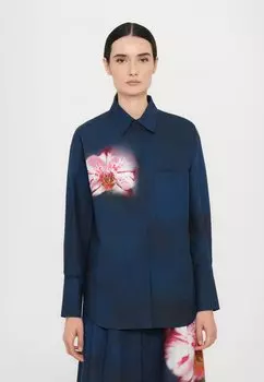 Блузка на пуговицах INES MAX&Co., мультиколор