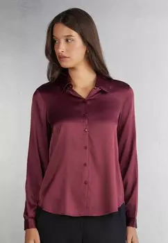 Блузка на пуговицах Intimissimi, темно-красный