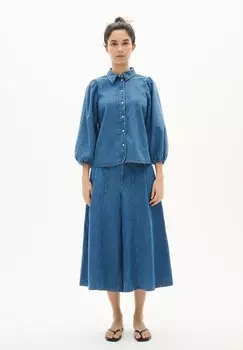 Блузка на пуговицах InWear, цвет Blue Denim