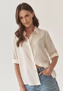 Блузка на пуговицах ISLA TATUUM, кремовый