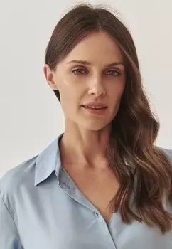 Блузка на пуговицах ISLA TATUUM, синий