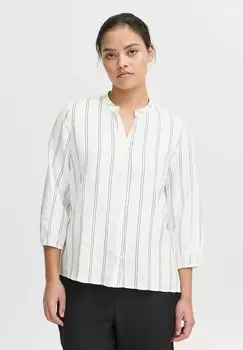 Блузка на пуговицах IXOLLIE ICHI, белый