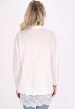 Блузка на пуговицах IZIA, белый