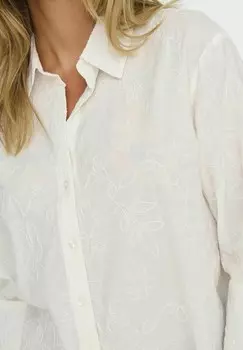 Блузка на пуговицах JDYSELMA JDY, кремовый