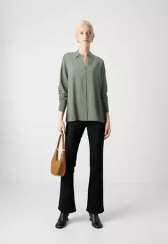 Блузка на пуговицах JDYSOUL LIFE VNECK JDY, темно-зеленый