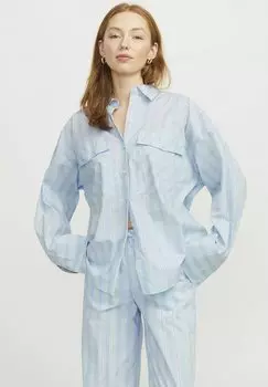 Блузка на пуговицах JJXX, светло-голубой