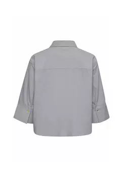 Блузка на пуговицах JOLENE Part Two, светло-серый