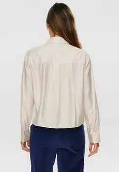 Блузка на пуговицах JONA Nmph, бежевый