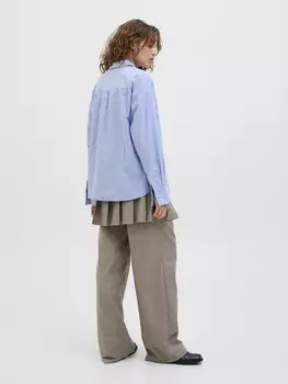 Блузка на пуговицах JXJULIA LS SHIRT JJXX, светло-голубой