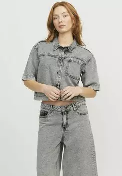 Блузка на пуговицах JXSANDY JJXX, цвет Light Grey Denim