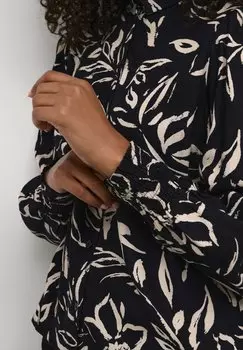 Блузка на пуговицах Kaffe, черный