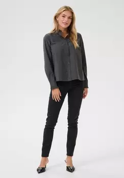 Блузка на пуговицах Kaffe, черный