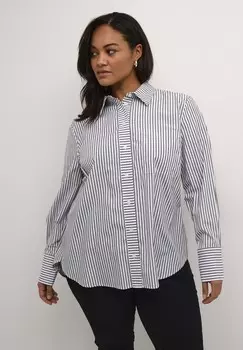 Блузка на пуговицах Kaffe Curve, белый