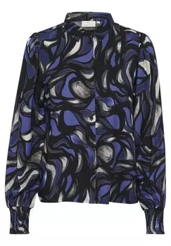 Блузка на пуговицах Kaffe, синий