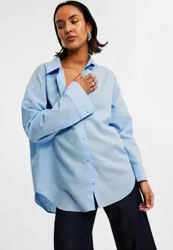 Блузка на пуговицах Kappahl, светло-голубой