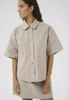 Блузка на пуговицах Karen by Simonsen, серый