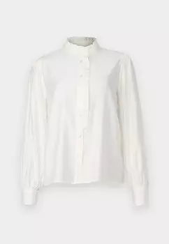 Блузка на пуговицах KARLANI ICHI, молочный