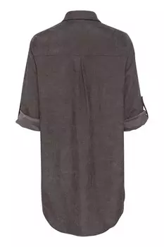 Блузка на пуговицах KAVERA Kaffe, коричневый