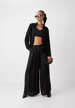 Блузка на пуговицах KETHER SHIRT Mos Mosh, черный