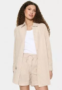 Блузка на пуговицах KIRA Saint Tropez, цвет Brown Sugar