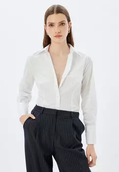 Блузка на пуговицах Koton, белый