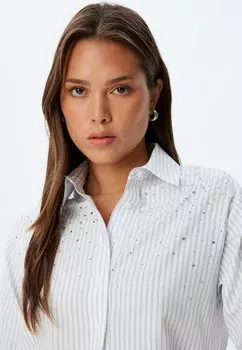 Блузка на пуговицах Koton, белый