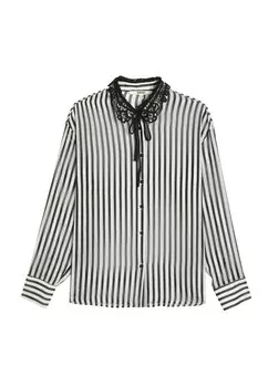 Блузка на пуговицах Koton, черный