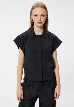 Блузка на пуговицах Koton, черный