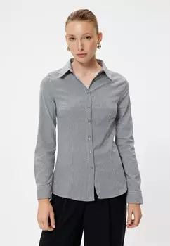 Блузка на пуговицах Koton, черный