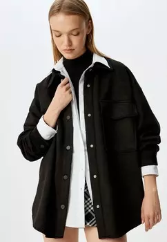 Блузка на пуговицах Koton, черный