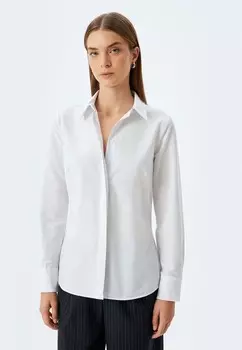 Блузка на пуговицах Koton, молочный