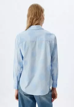 Блузка на пуговицах Koton, синий