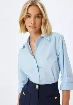 Блузка на пуговицах Koton, синий