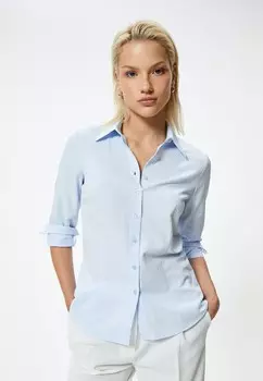 Блузка на пуговицах Koton, синий