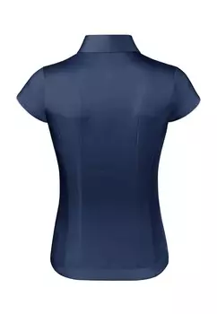 Блузка на пуговицах KURZARM Vincenzo Boretti, синий