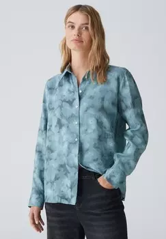Блузка на пуговицах LANGARM FALKINA FADED Opus, светло-голубой
