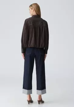 Блузка на пуговицах LANGARM Opus, синий