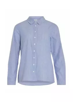 Блузка на пуговицах LANGARM VILA, кремовый