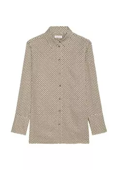 Блузка на пуговицах LANGE REGULAR Marc O'Polo, черный